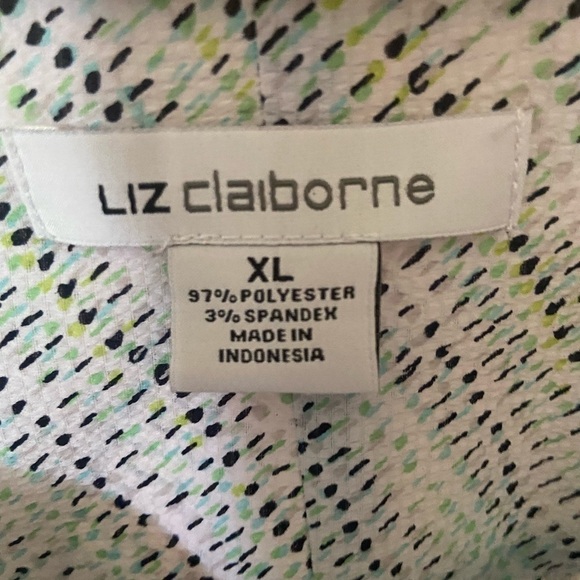 LIGHT weight colorful v neck blouse xl - Picture 4 of 4